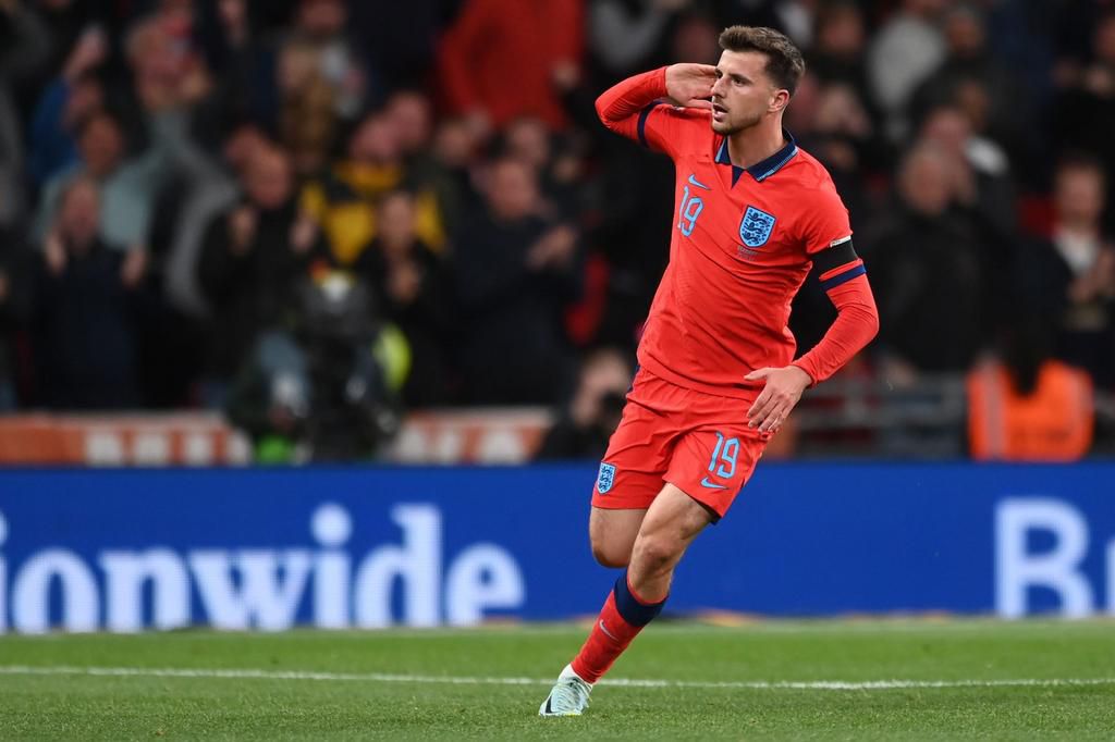 Mason Mount levelled matters for England in the second half against Germany