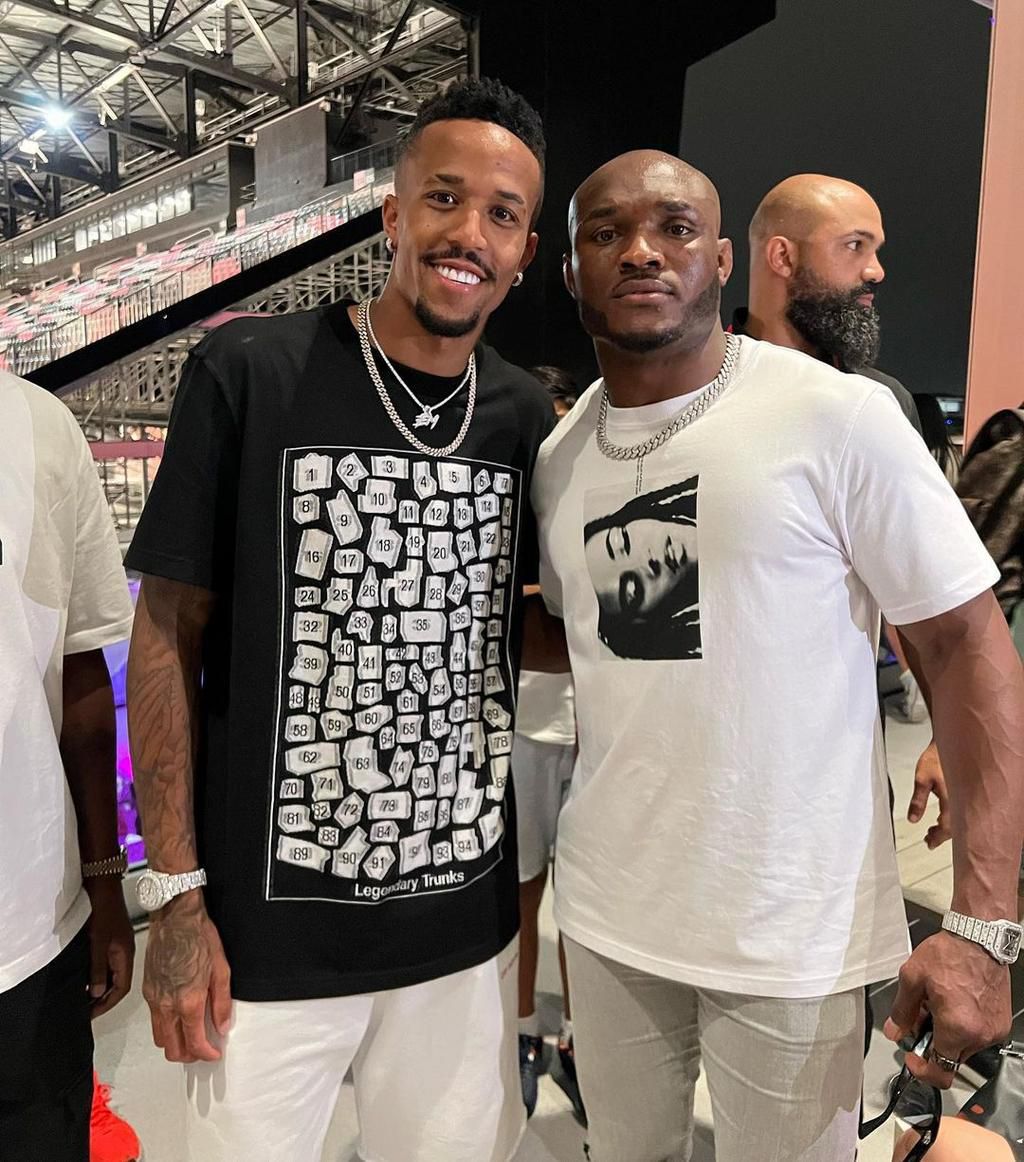 Kamaru Usman teams up with Ronaldinho, Roberto Carlos