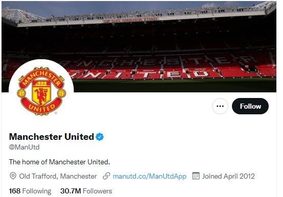 Manchester United (Twitter)