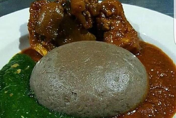 Amala and ewedu is a South Western delicacy [miammy]