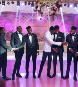 Osimhen, Uzoho, Awaziem and Onyeka turn up for Onuachu's 2nd wedding in Lagos