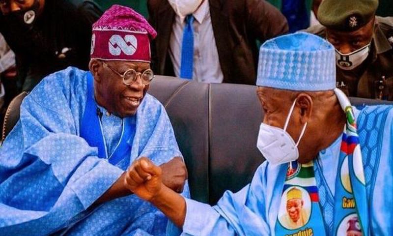 Bola Ahmed Tinubu and Abdullahi Ganduje (TheNation)