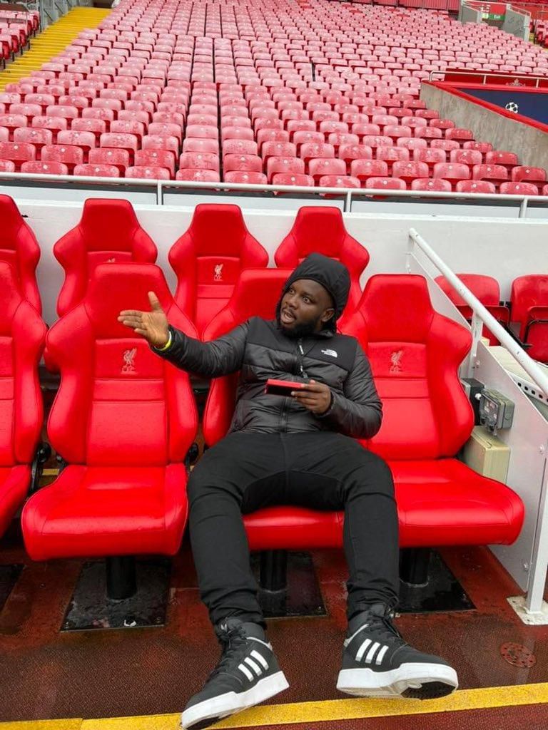 Sabinus at Anfield Stadium