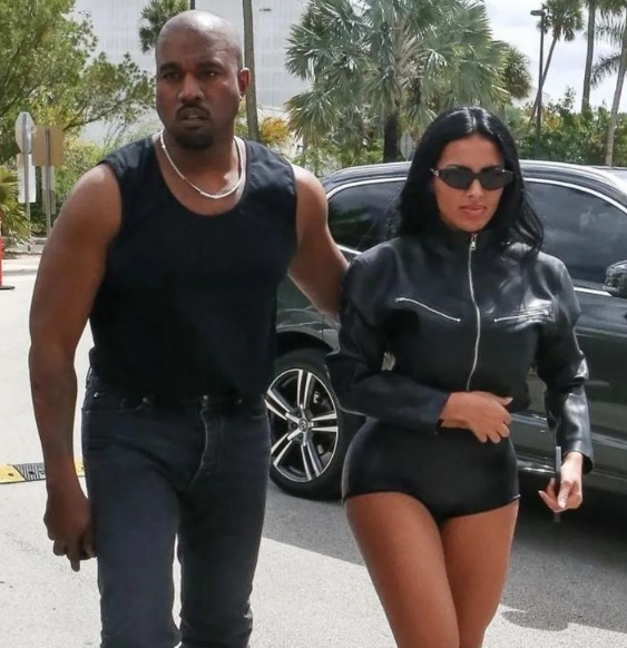 Kanye West and Chaney Jones [Instagram/titaniummagazineofficiall]