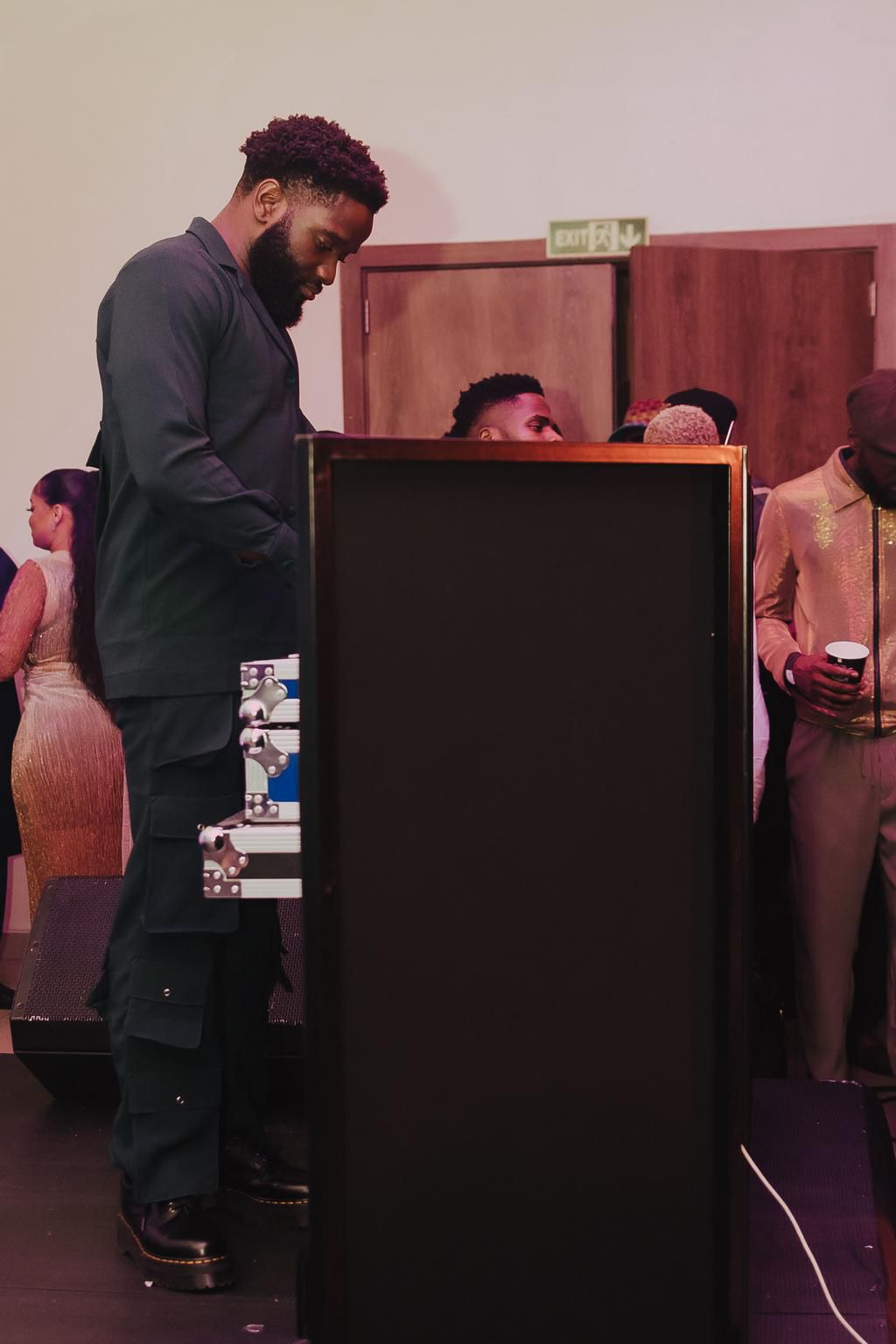 DJ Obi was on the wheels of steel as he made guests dance all evening.