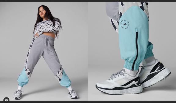 Adidas by Stella McCartney Color Blocked Woven Track Pants