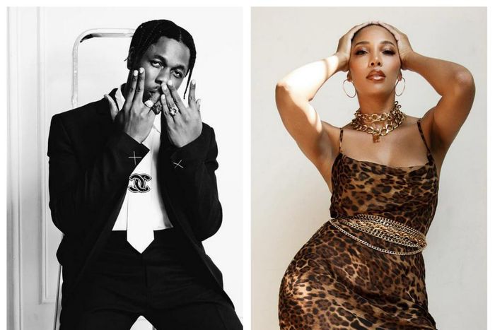 Nigerian music star Runtown and baby mama Selena Leath [Instagram/Runtown] [Instagram/SelenaLeath]