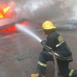 Fire Outbreak at Lagos Bridge