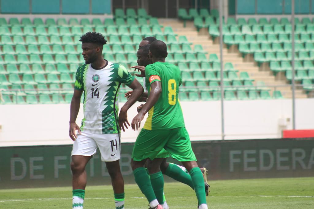 Super Eagles of Nigeria recorded a 10-0 victory against São Tomé and Príncipe (Andrew Randa)