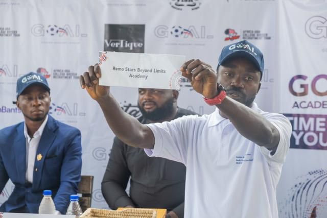 During the unveiling ceremony of the teams