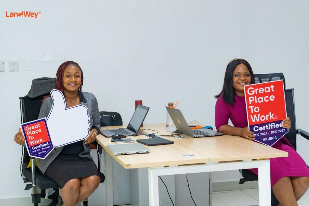 LandWey joins Deloitte, Sterling bank, others as great place to work® certified