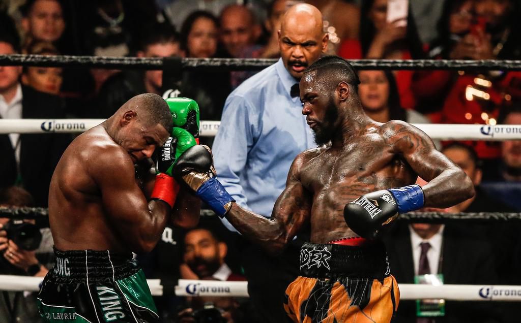 Luis Ortiz and Deontay Wilder