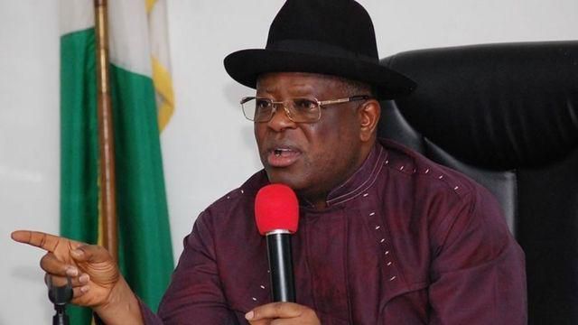 Governor Dave Umahi and some of his aides have tested positive for coronavirus (BBC)