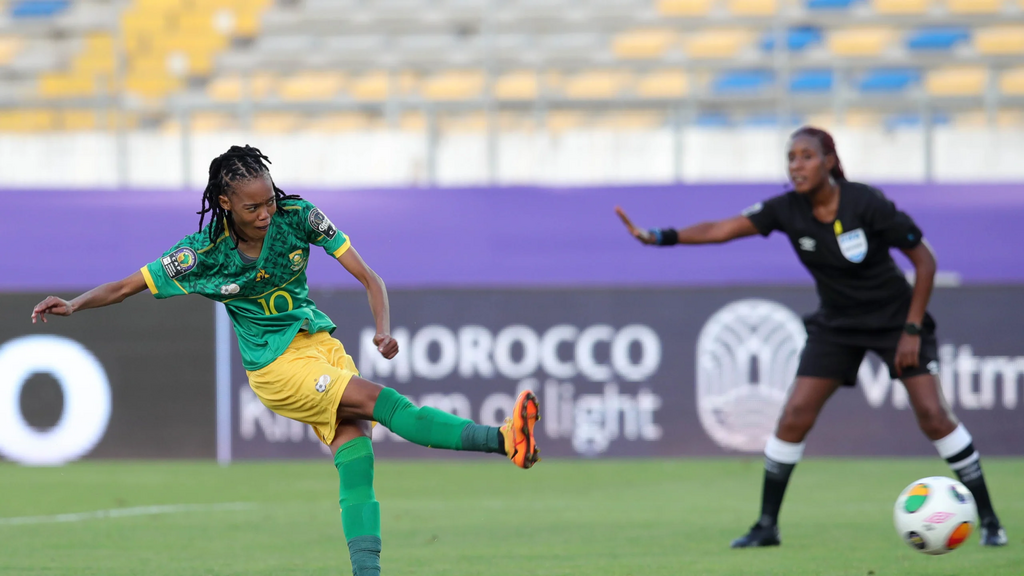 Linda Mothlalo scored South Africa's only goal of the game