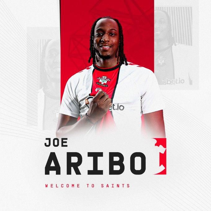 Joe Aribo is officially a Southampton player