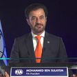FIA President Mohammed Ben Sulayem addressing the media on the proposed changes to Formula one procedures