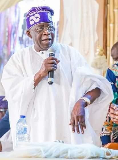 APC National Leader, Asiwaju Bola Tinubu. [Twitter/@DeeOneAyekooto]