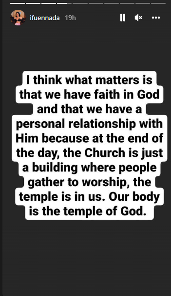 BBNaija Ifuennada says she stopped going to church after pastor put a price tag on his prayers