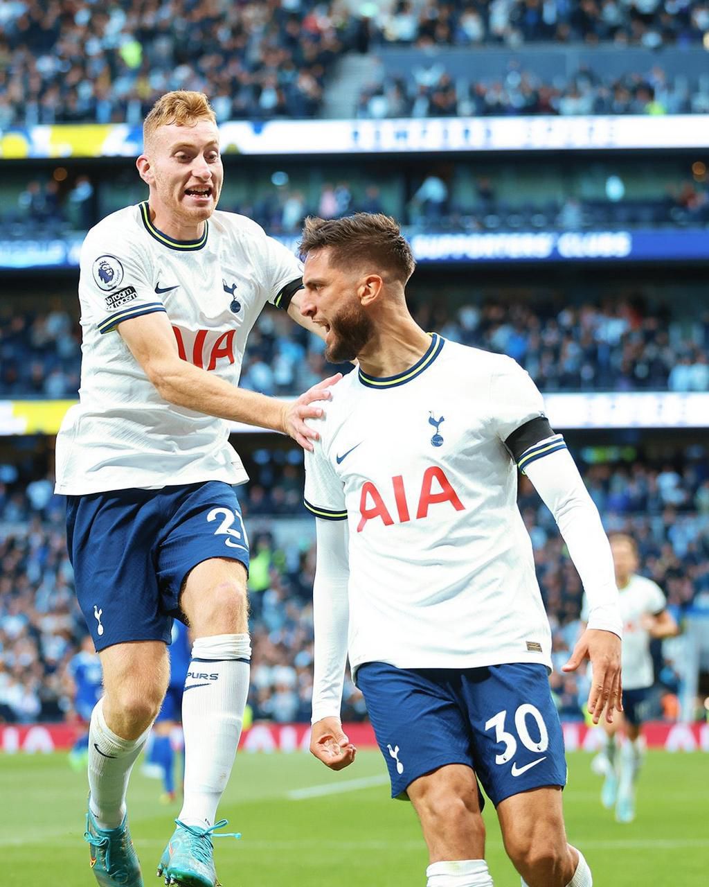 Rodrigo Bentancur scored while Dejan Kulusevski assisted for Spurs in their 6-2 win over Leicester City