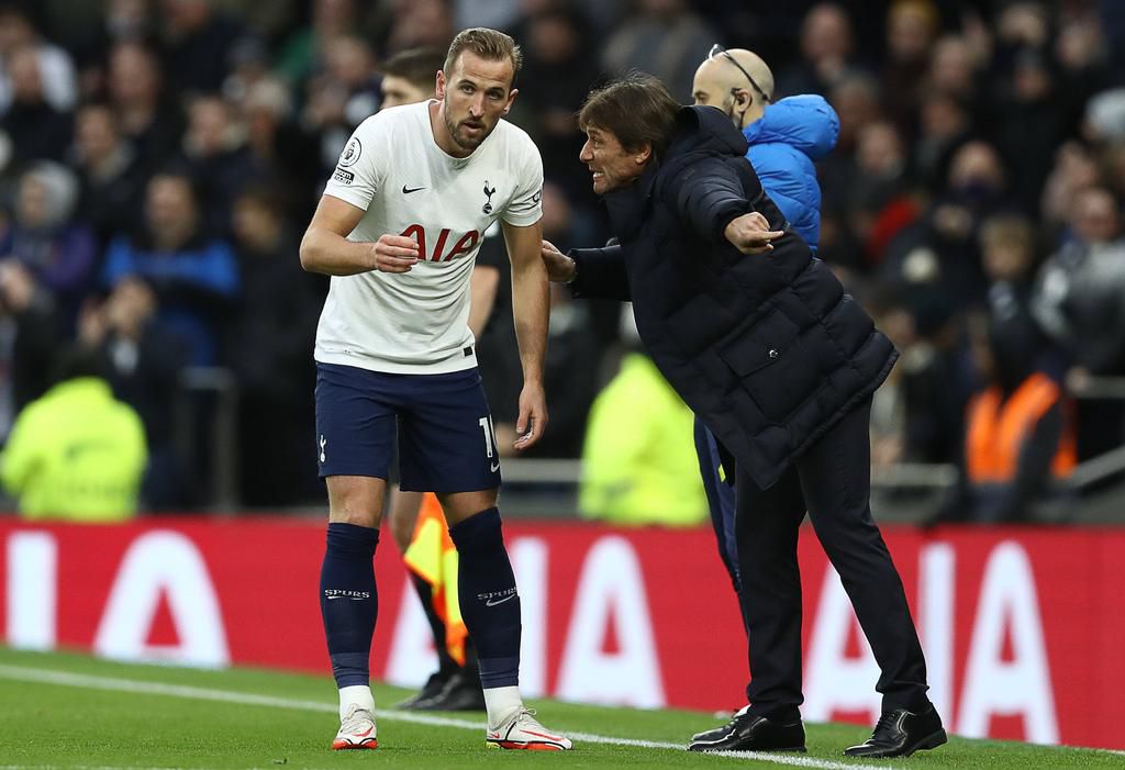Harry Kane and Antonio Conte (Sportimage/IMAGO)