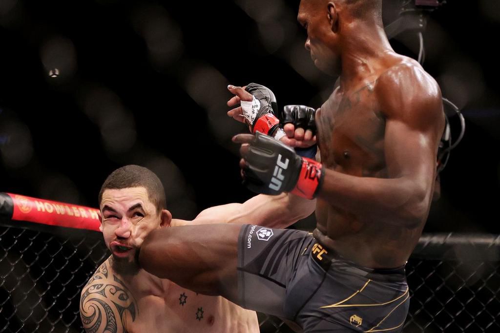 Israel Adesanya defeated Robert Whittaker for the second time
