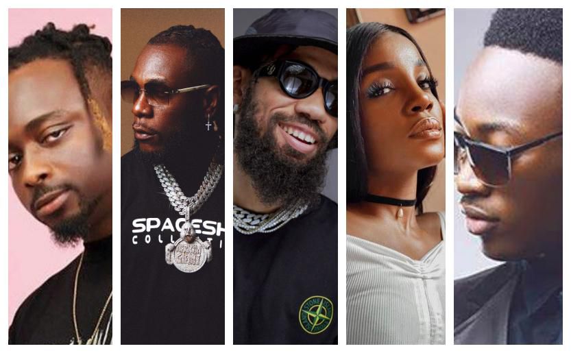 Sean Tizzle, Burna Boy, Phyno, Seyi Shey, Dammy Krane