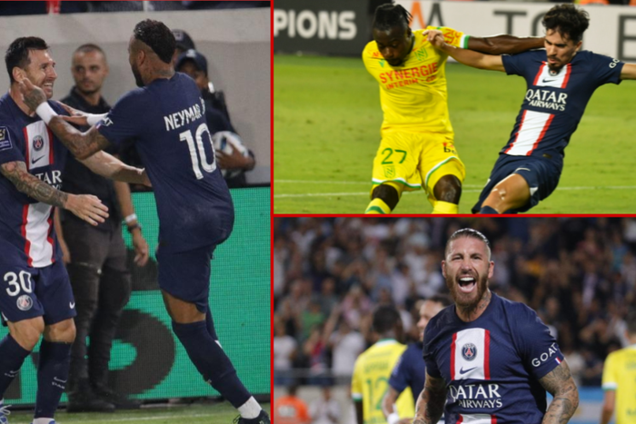 PSG defeated Nantes to win the Trophee des Champions