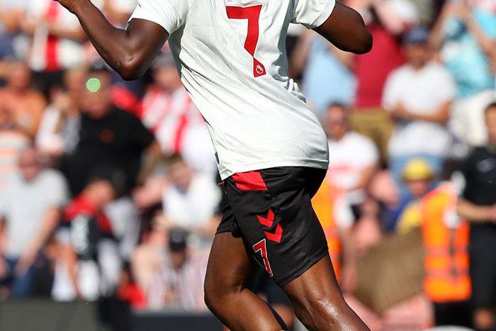 A first of many goals to come for the Super Eagle, Aribo.