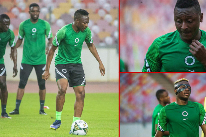 Super Eagles training