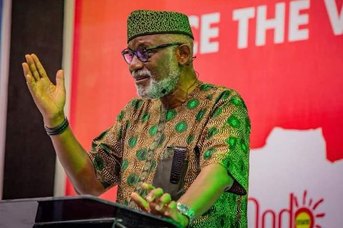 Ondo State governor, Rotimi Akeredolu [Ondo State Govt]