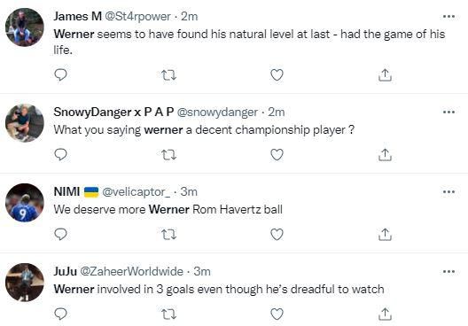 Reactions as Chelsea fans compare Timo Werner to Bruno Fernandes