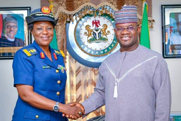 Bello receives first Kogi female air commodore