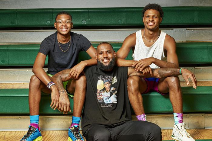 LeBron intends to play professional basketball with his sons, Bronny and Bryce James