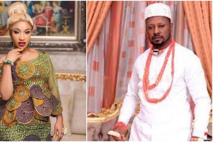 Tonto Dikeh and her boo Comrade Prince Kpokpogri [Instagram/TontoDikeh] [DailyTimes]