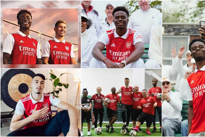Check out the new Arsenal home jersey