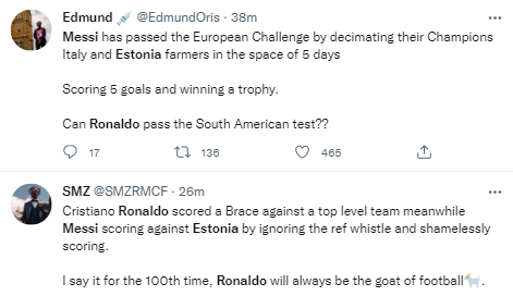Reactions as Messi scores 5 goals for Argentina against Estonia