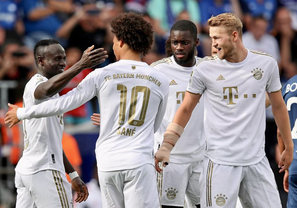 Sadio Mane,Leroy Sane, Matthijs de Ligt, Kingsley Coman and Serge Gnabry got on the scoresheet for Bayern