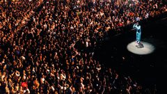 Burna Boy performing at the Ziggo Dome