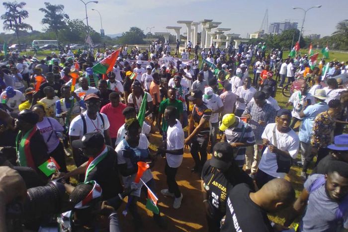 Peter Obi supporters throng Abuja streets for Obidient march