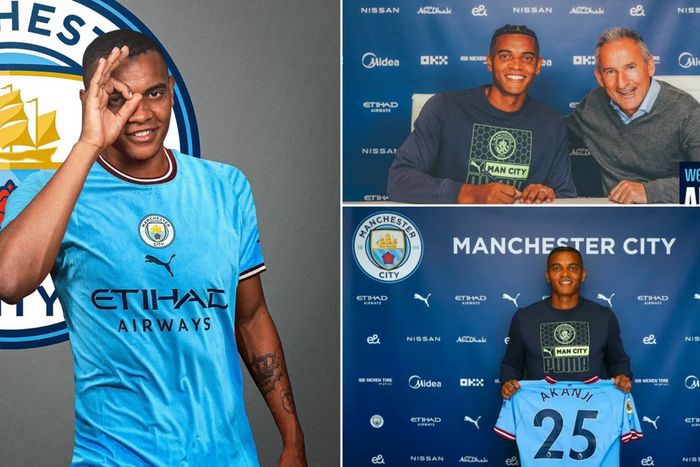 Manchester City have officially confirmed the signing of Manuel Akanji from Borussia Dortmund