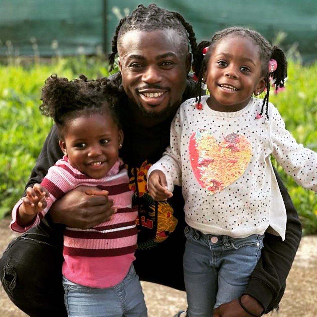 Moses Simon shows off his kids on social media