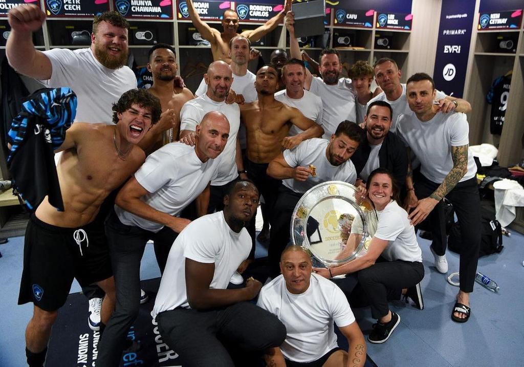 Bolt, Evra shine as World XI beat England to win Soccer Aid