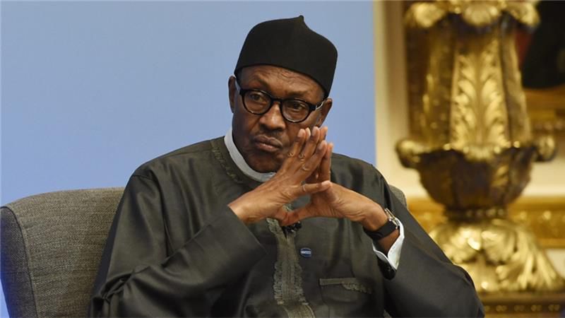 Buhari looking sad