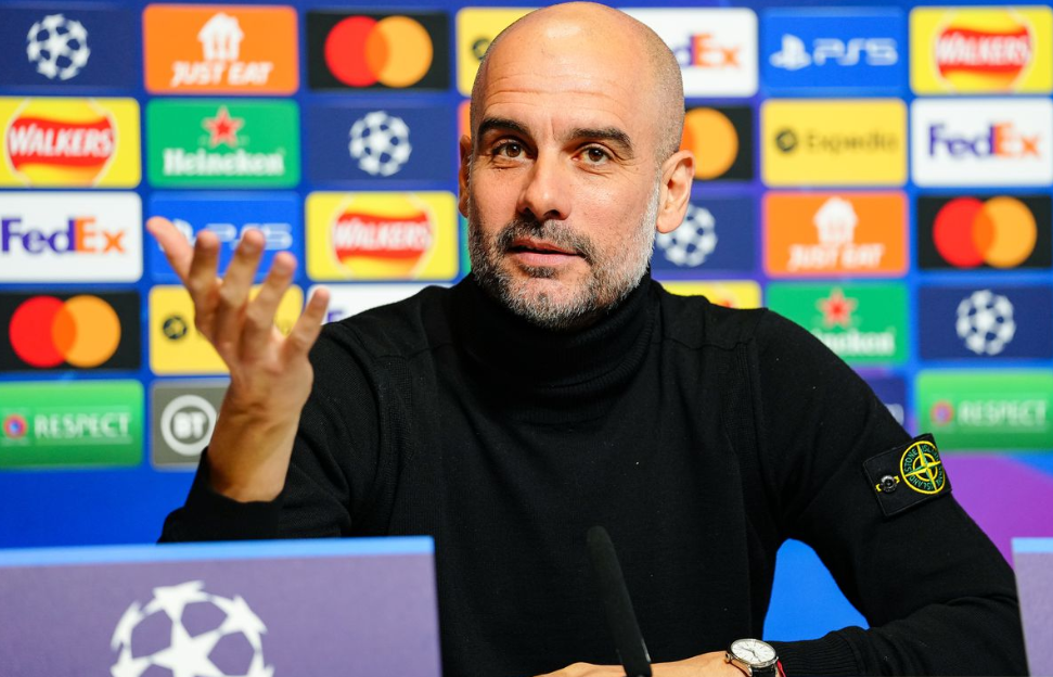 Pep Guardiola, the manager of Manchester City