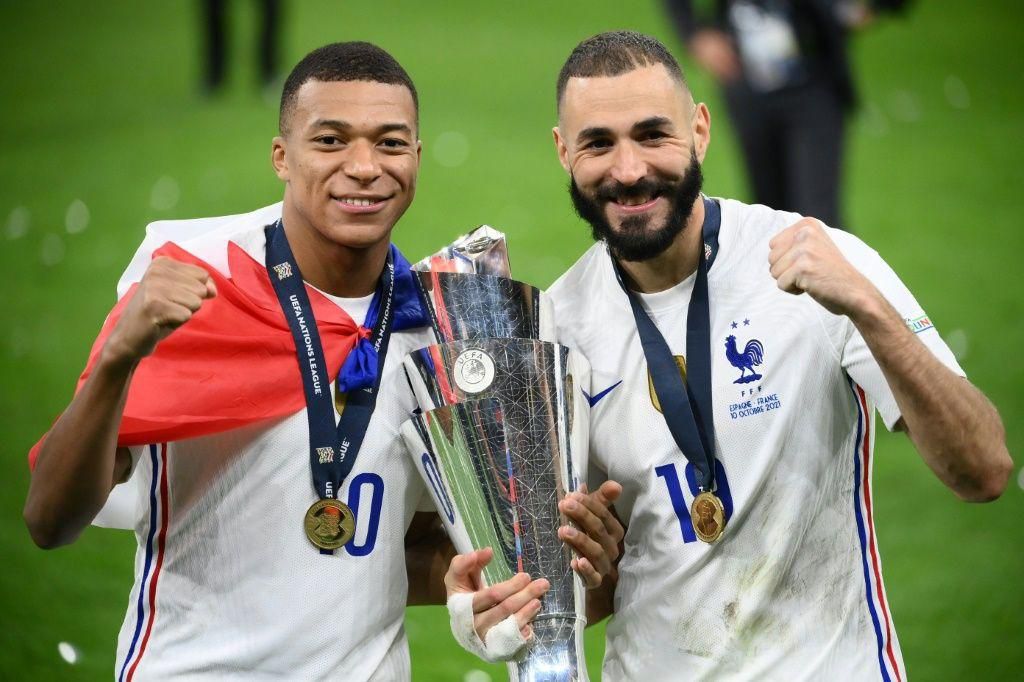 Match winners: Kylian Mbappe and Karim Benzema