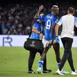 Osimhen left the game early due to injury but Napoli still won 4-1