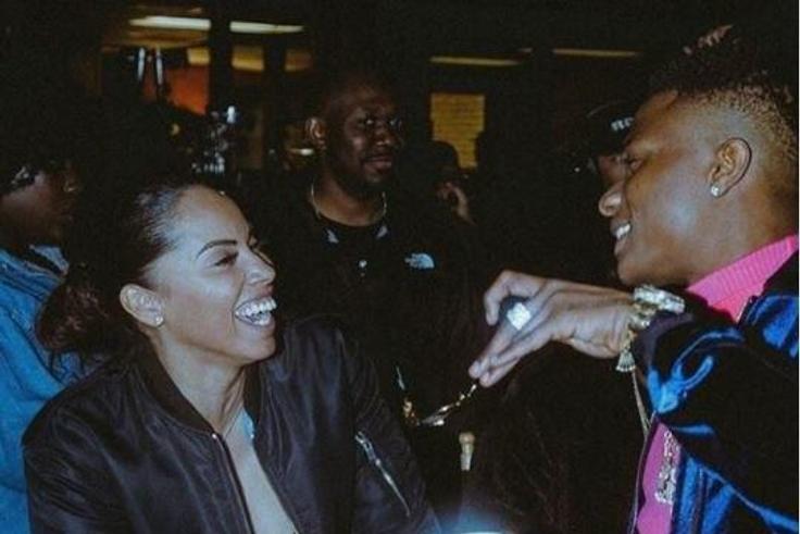 Wizkid and Jada Pollock