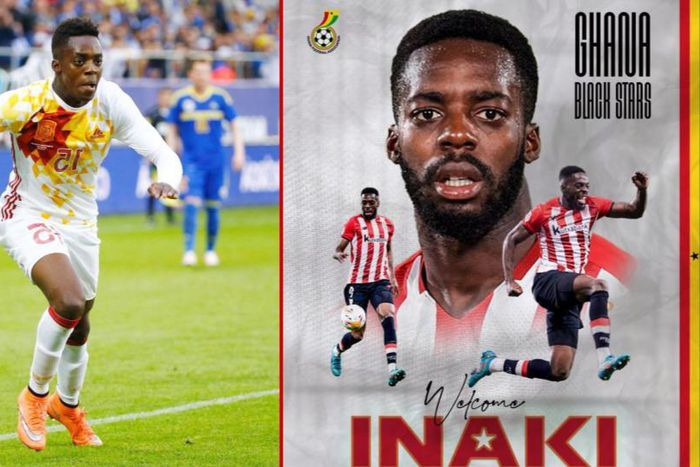 Inaki Williams has switched his international allegiance from Spain to Ghana