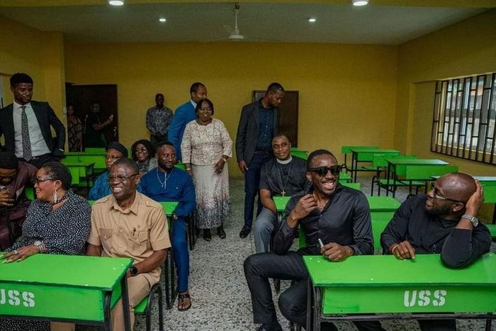 Edo State Deputy governor Philip Shaibu, Nigerian comedian Bovi Ugboma and colleague I Go Save [Instagram/HonPhilipShaibu]