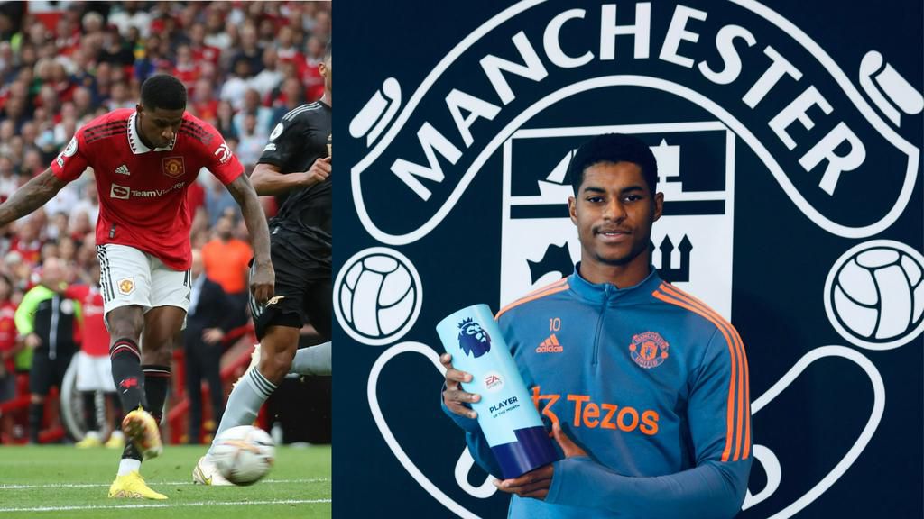 Rashford finished top of a six-man shortlist that included Pierre-Emile Hojbjerg, Alex Iwobi, Jacob Ramsey, Philip Billing, and Kevin De Bruyne,